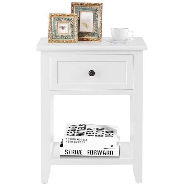 Home Garden Nightstand Set Of 2 Black End Table Bedroom Furniture Shelf Storage Home Decor Csr 3xr Dk