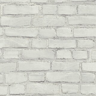 Galerie Wallcoverings Bricks and More Collection Coastal Brick Effect Matte Finish Vinyl on Non-woven Wallpaper Roll