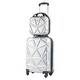 preview thumbnail 44 of 47, AMKA Gem 2-Piece Carry-On 20"/12" Cosmetic Weekender Luggage Set