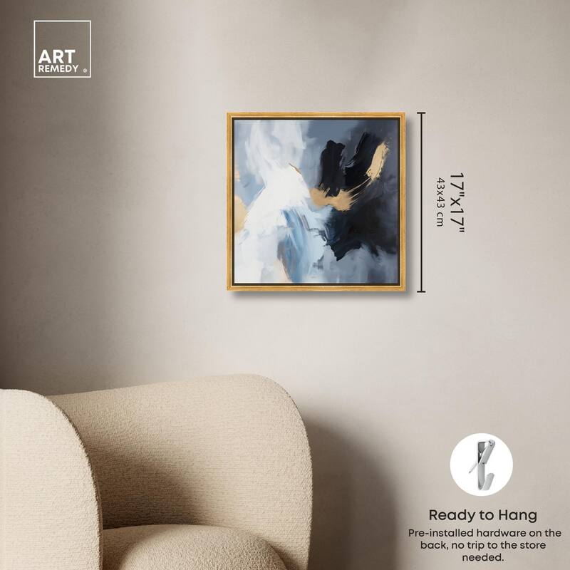 Turbulence I Canvas by Art Remedy