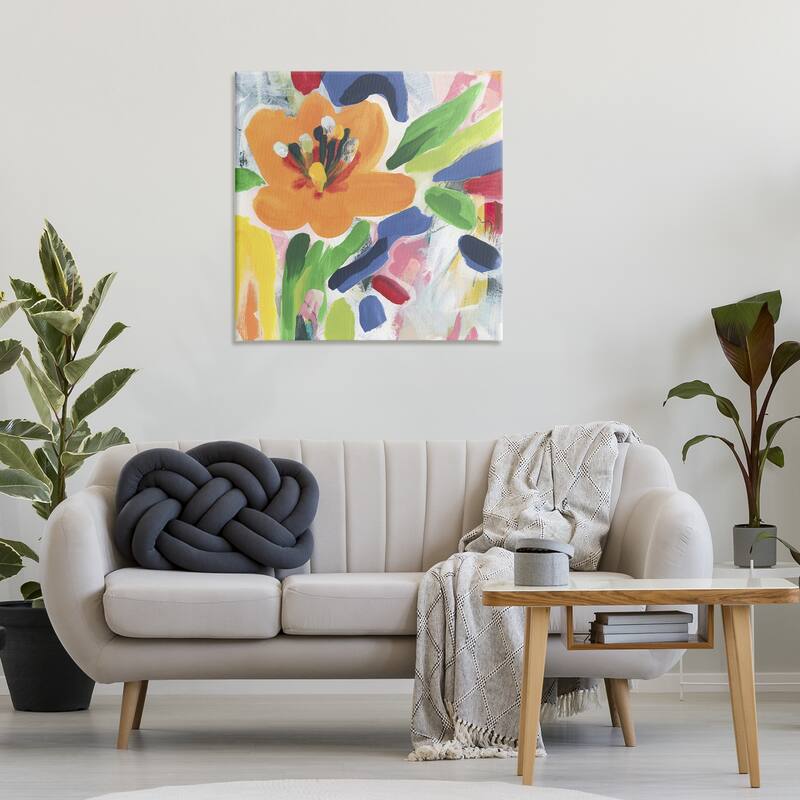 Stupell Blossoms in Rich Hues Canvas Wall Art Design By June Erica Vess