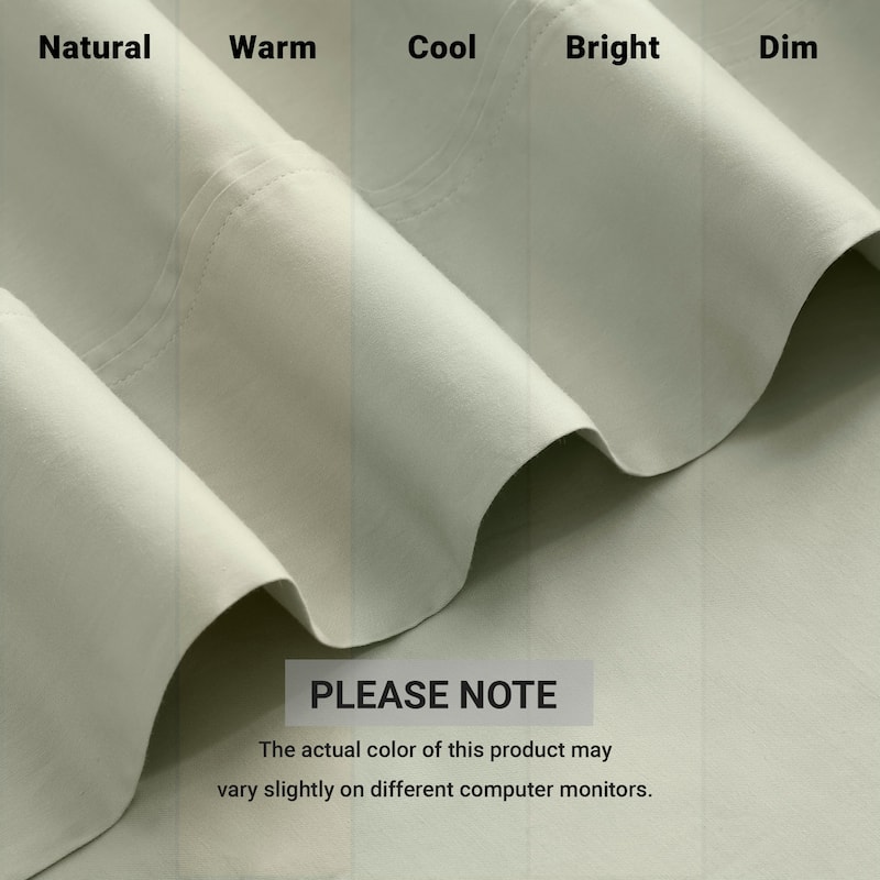 Harbor House 100% Egyptian Cotton Sateen Sheet Set