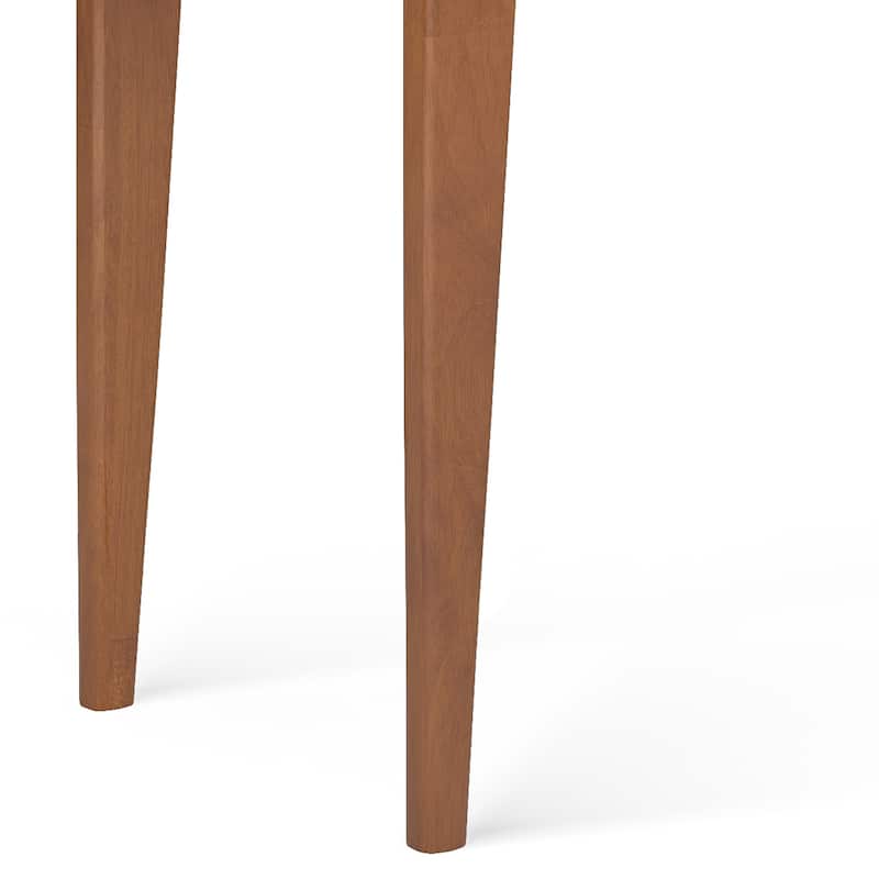 WYNDENHALL Pearson SOLID HARDWOOD 54 inch Wide Mid Century Modern Console Sofa Table - 54 W x 16 D x 31 H