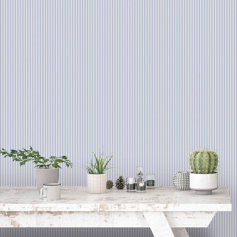 Galerie Wallcoverings Miniatures 2 Multi-Stripe Design Vinyl on Non-woven Matte Wallpaper Roll