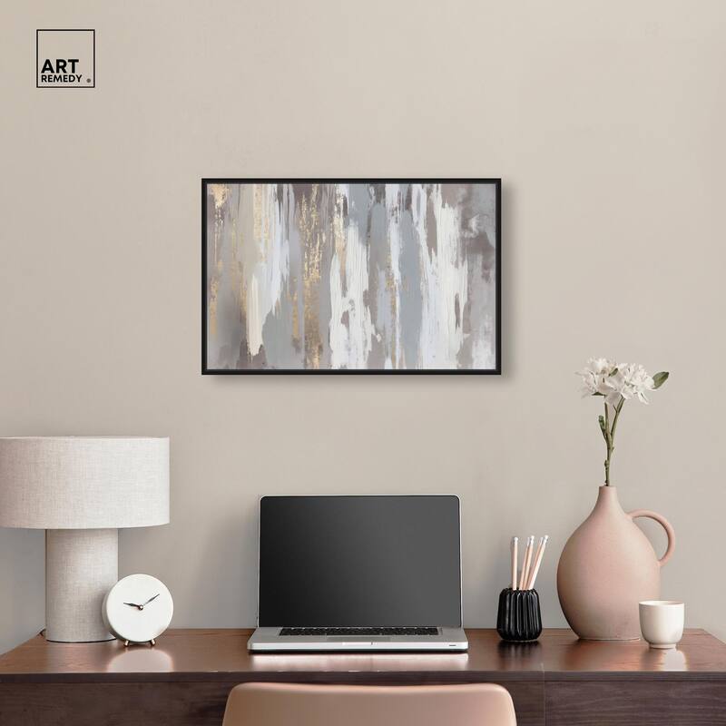 Flooding Gold II Canvas by Art Remedy