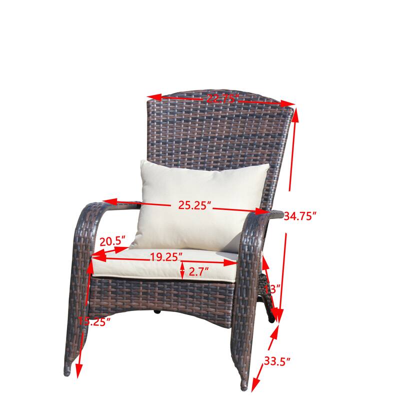 Patio Chair With Cushions (Excluding the table)