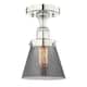 Option Polished Nickel / Light Smoke