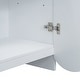 preview thumbnail 46 of 44, Hidden Shoe Cabinet Multi-Function Shoe Cabinet Vintage Shoe Cabinet with Adjustable Shelving and 4 Doors for Living Room