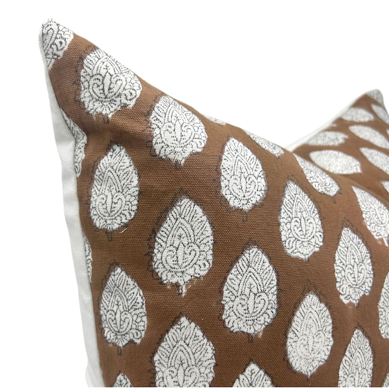 Fabdivine Cotton Bohemian Block print pillow Cover