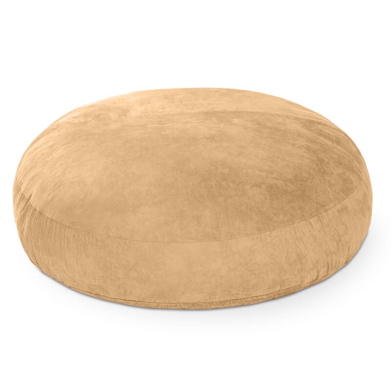 Jaxx 6 Foot Cocoon - 2-in-1 Giant Bean Bag Chair for Adults & Convertible Bean Bag Bed