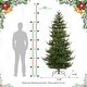 preview thumbnail 23 of 55, Glitzhome 6FT/7FT Multi-color Lighted Fir Christmas Tree with Remote Controller