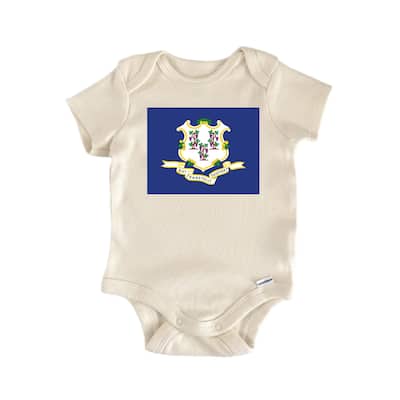 Connecticut - Baby Boy Girl Clothes Infant Bodysuit Funny Cute