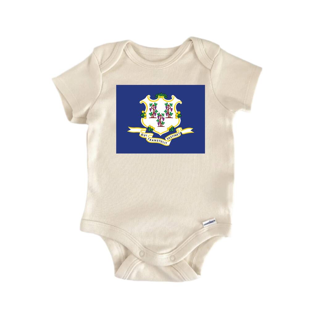 Connecticut - Baby Boy Girl Clothes Infant Bodysuit Funny Cute
