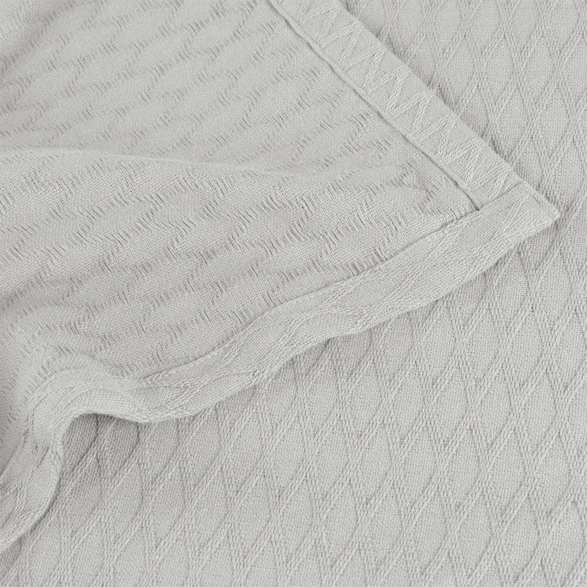 Superior Diamond Weave All-Season Bedding Cotton Blanket - Picture 49 of 66