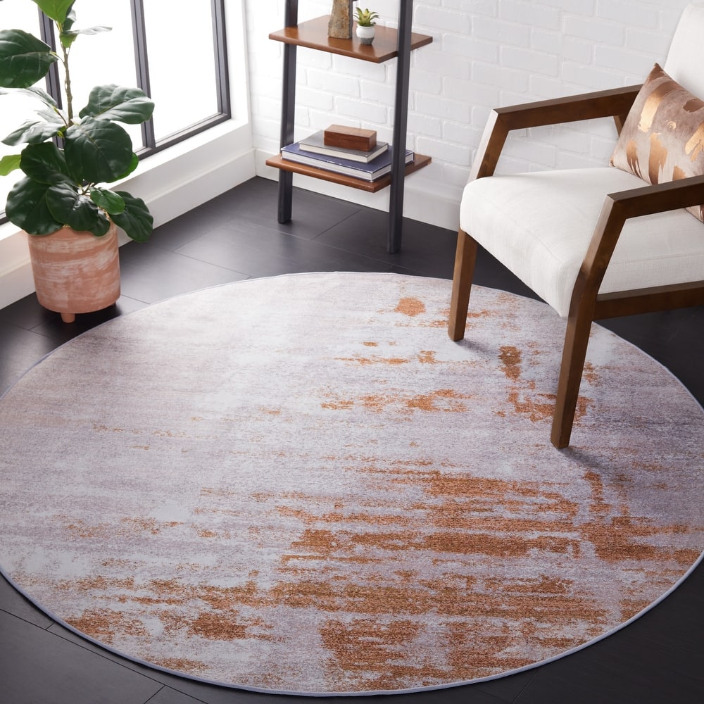 SAFAVIEH Tacoma Machine Washable Slip Resistant Vada Modern Abstract