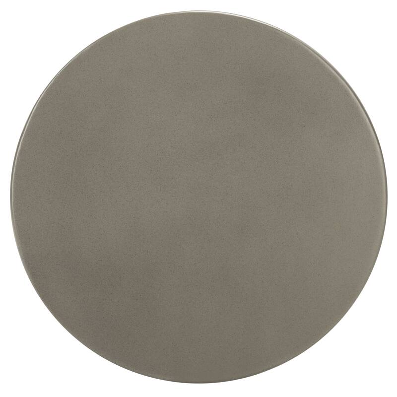 SAFAVIEH Outdoor Aloyse Concrete Accent Table - 13.78" W x 13.78" L x 18.11" H - 14Wx14Dx18H