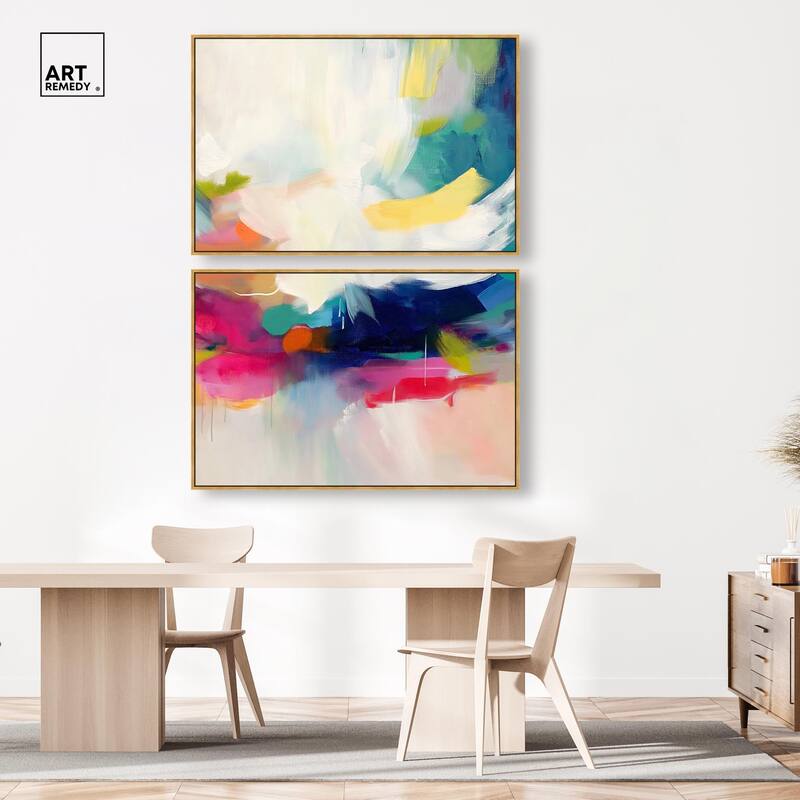 Riot of Color III Canvas Set of 2 by Art Remedy