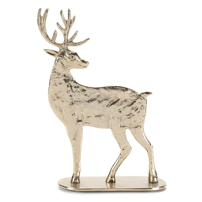 Metal Deer Decor (Set of 2) - N/A