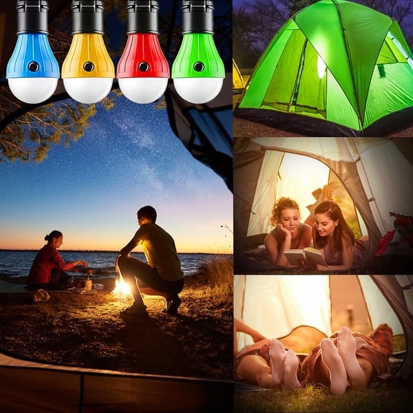 MalloMe Camping Lantern Multicolor 4 Pack Lanterns for Power MalloMe Camping Lantern Multicolor 4 Pack Lanterns for Power