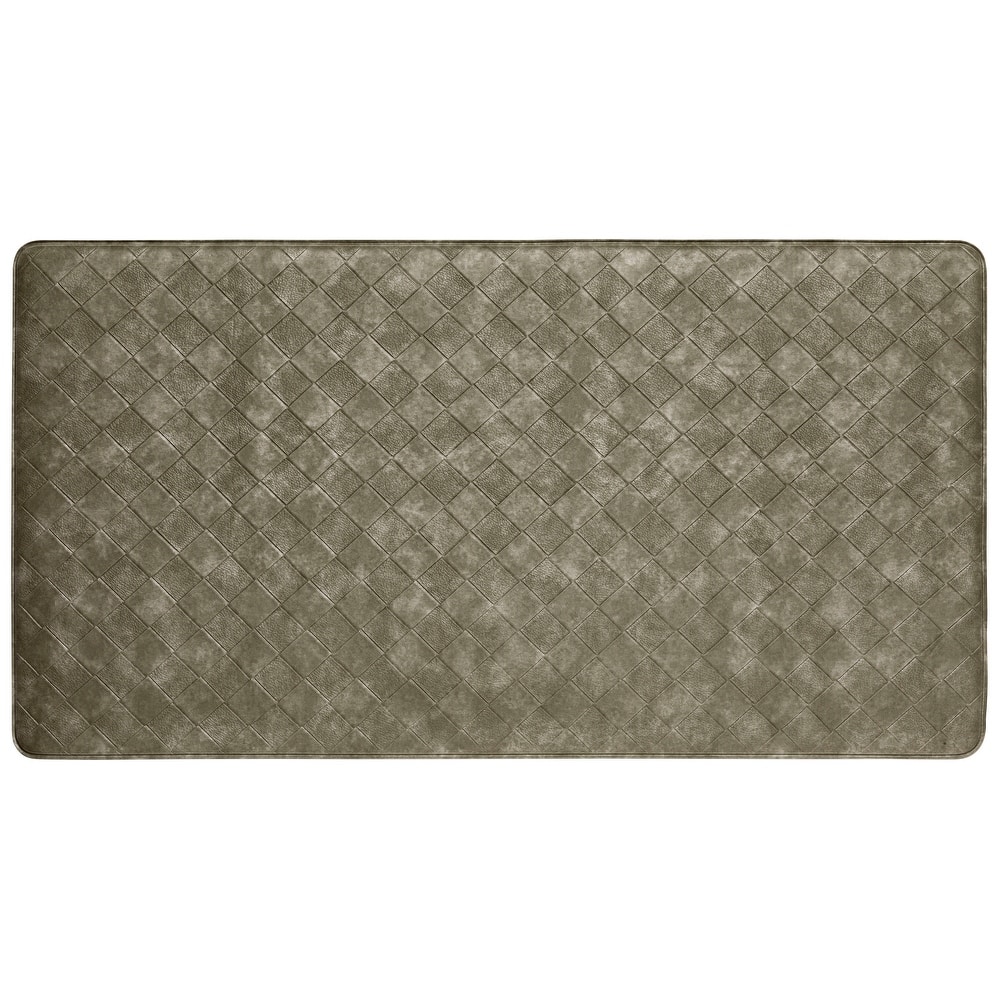 Home Dynamix Trenton Solace Traditional Diamond Textured Kitchen Mat