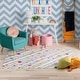 preview thumbnail 3 of 8, Well Woven Starbright Dandy Dots and Stripes Kids Area Rug