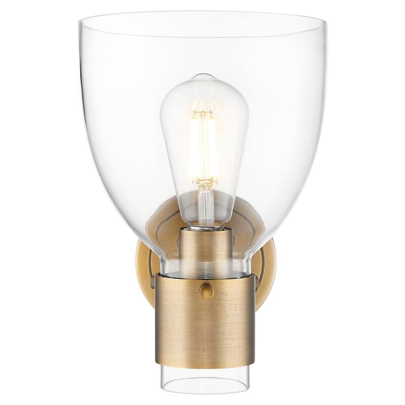 Innovations Lighting 464-1W-G464D-7CL Lawton Bell 9" Tall Bathroom