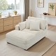 preview thumbnail 61 of 174, 41" W Plush Corduroy Chaise Lounge with Pillows