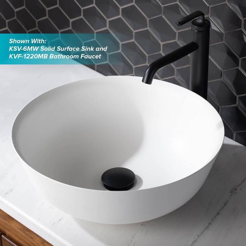 KRAUS Pop-Up Drain for Vessel Bathroom sink