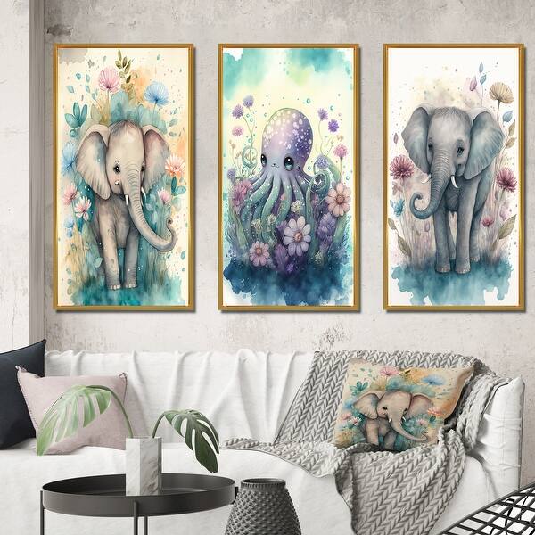 baby elephant photo frame
