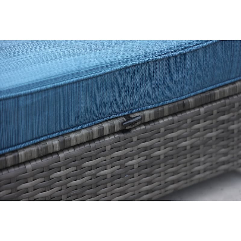 5 Pieces Wicker Patio Furniture Set
