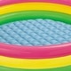 preview thumbnail 3 of 4, Intex 4ft x 13in Inflatable Sunset Glow Colorful Backyard Kid Play Swimming Pool - 3.6