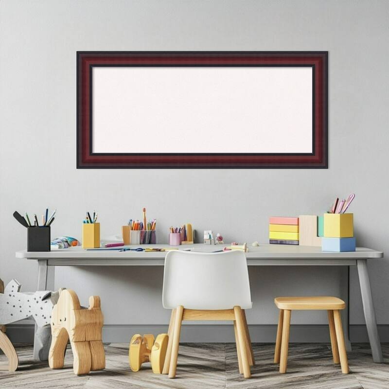 Dalat Cherry Framed Cork Board - Bulletin Board, Organization Board, Pin Board