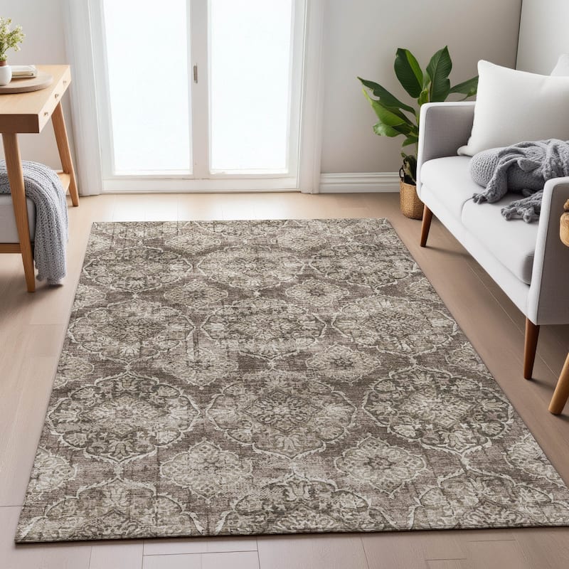 Machine Washable Indoor/Outdoor Farmhouse Jo Chantille Rug