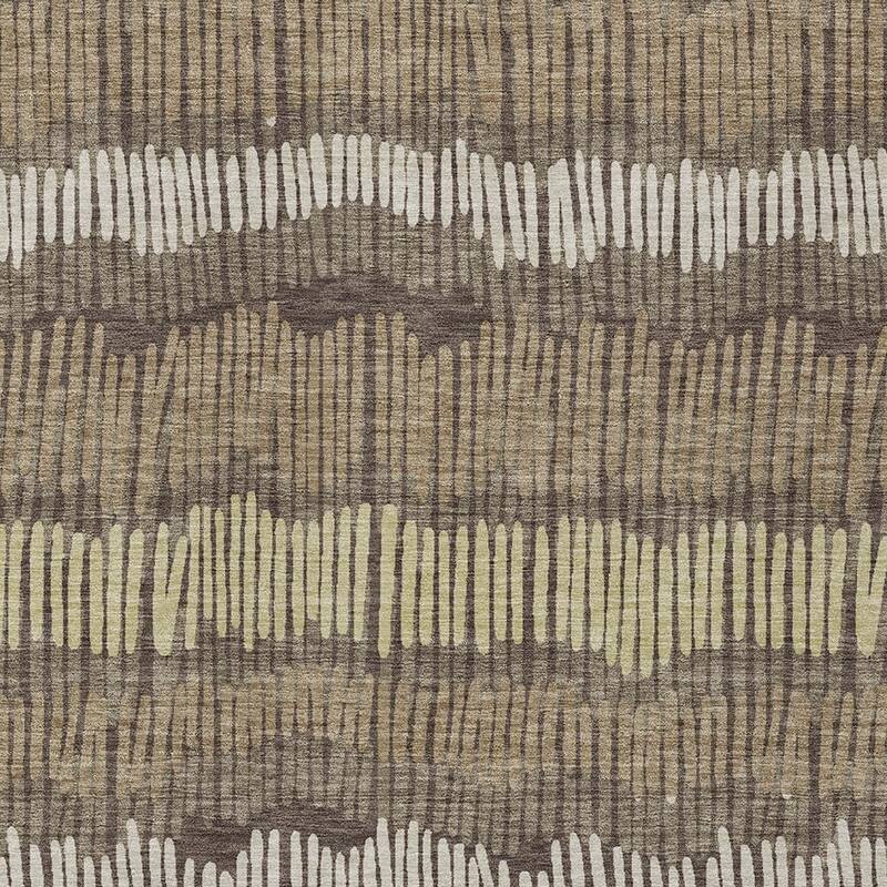HomeRoots Striped Transitional Rectangle Outdoor Rug
