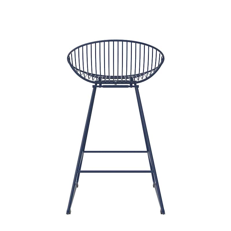 CosmoLiving by Cosmopolitan Ellis 24" Metal Counter Height Bar Stool
