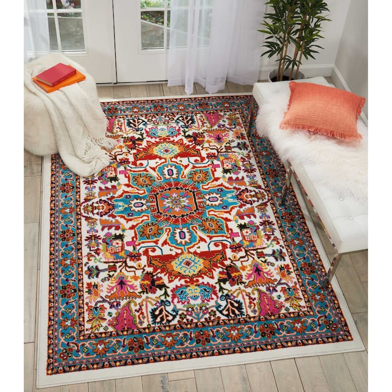 Nourison Oakdale Traditional Persian Medallion Area Rug