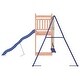 preview thumbnail 13 of 15, vidaXL Swing Set Outdoor Backyard Wooden Playground Equipment for Kids Age 3-8