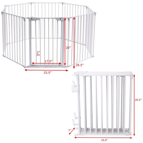 costway 8 panel playpen