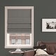 preview thumbnail 36 of 42, Sun Zero Pryer Textured Total Blackout Cordless 1-Piece Roman Shade 27" x 64" - Grey