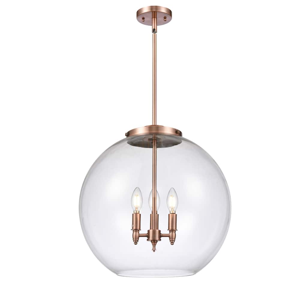 Innovations Lighting Athens - 3 Light 18" Pendant