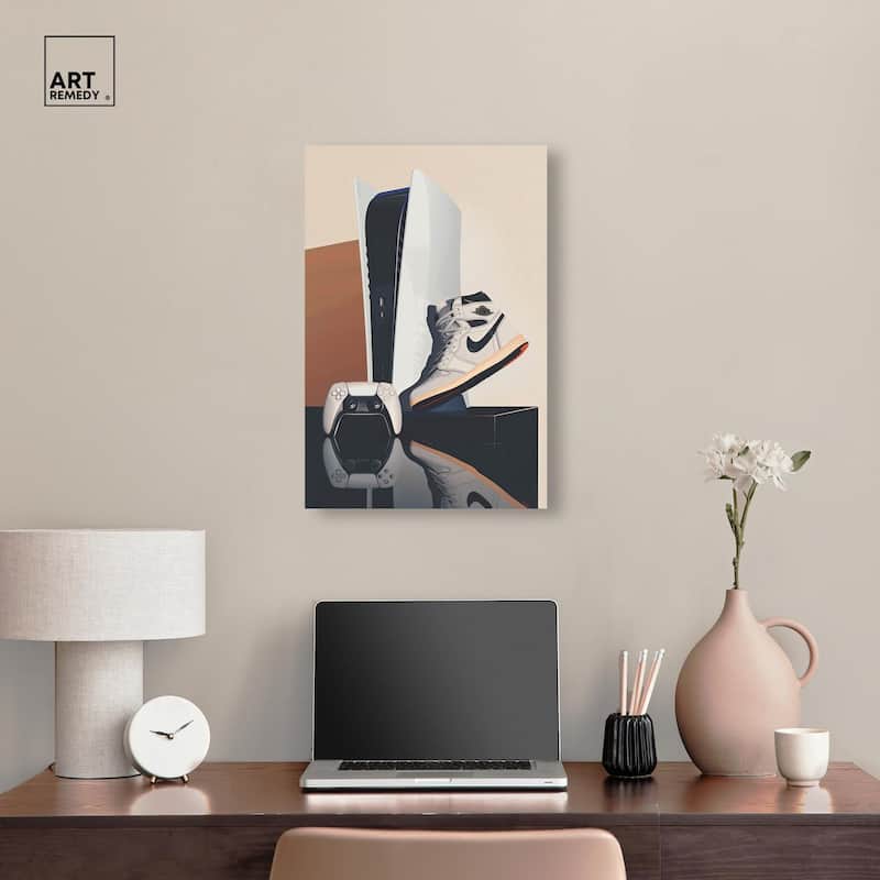 Stylish Gamer Canvas by Art Remedy, Gallery Wrapped