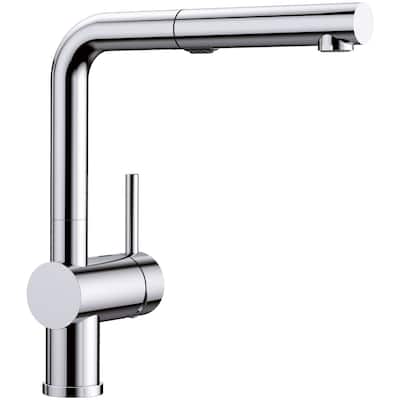 Linus 1.5 GPM Single Hole Pull Out Kitchen Faucet