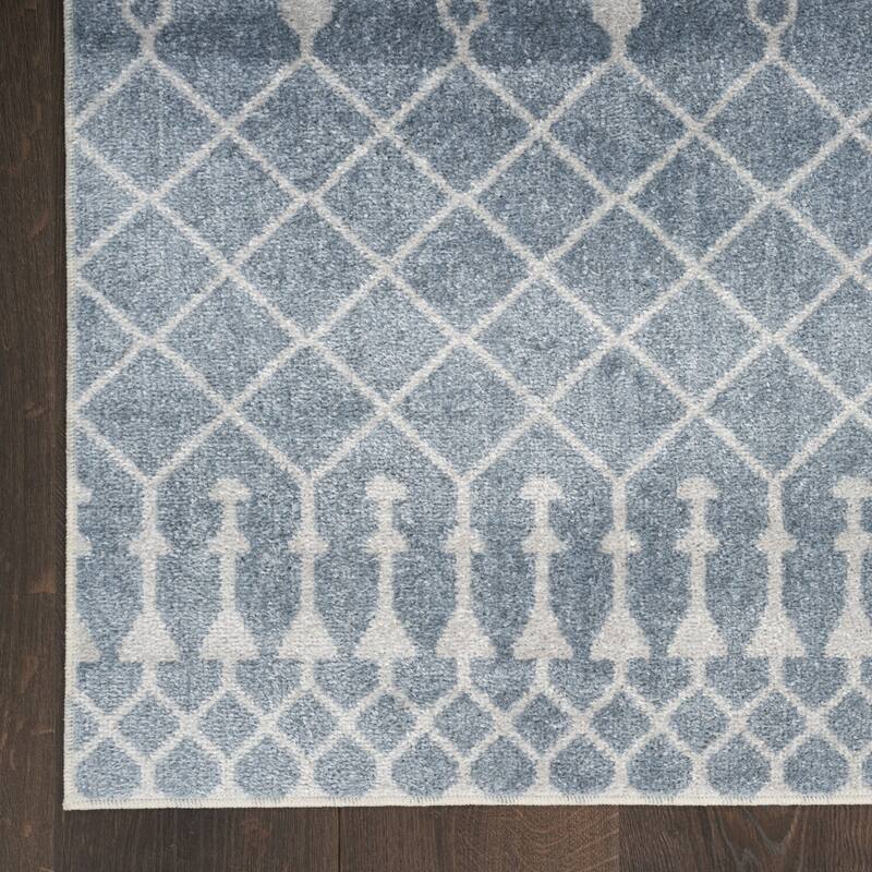 Pilog Power Loomed Abstract Low Pile Area Rug By HomeRoots
