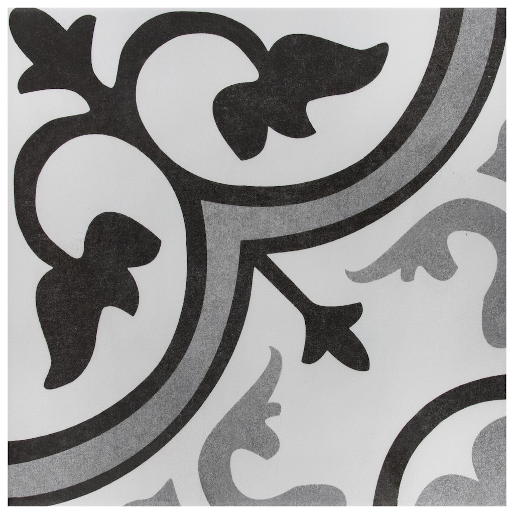 Merola Tile Amberes Classic II 13" x 13" Ceramic Floor and Wall Tile