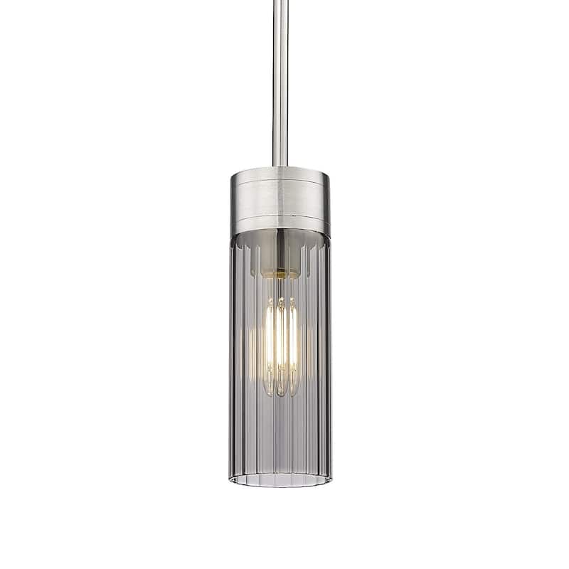 Innovations Lighting 429-1S-10-3 Empire Pendant Empire 3" Wide Mini - Satin Nickel / Plated Smoke