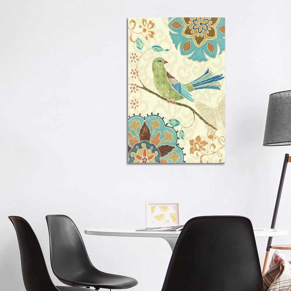 iCanvas "Eastern Tales Birds II" by Daphne Brissonnet Canvas Print