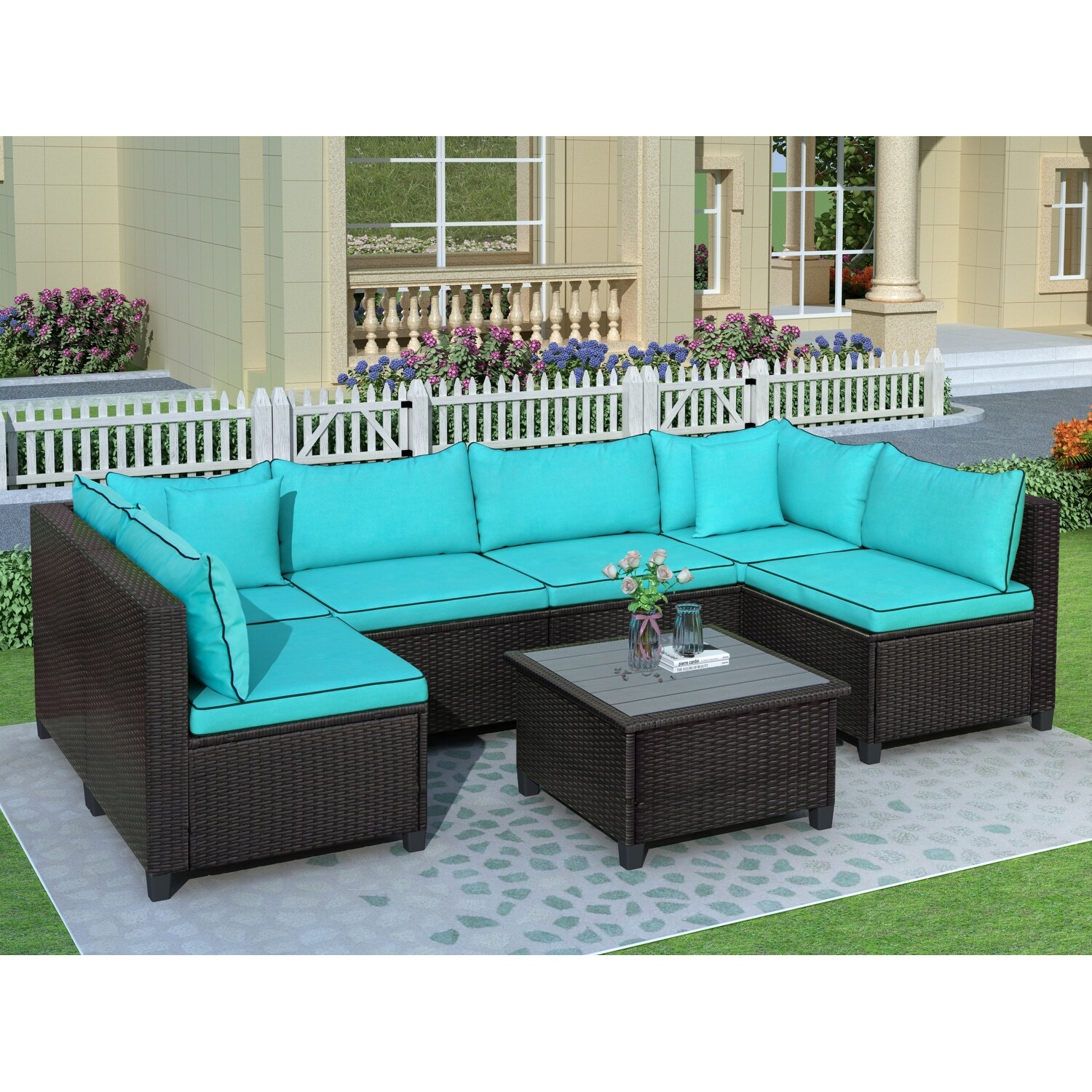 outdoor sectional pillows