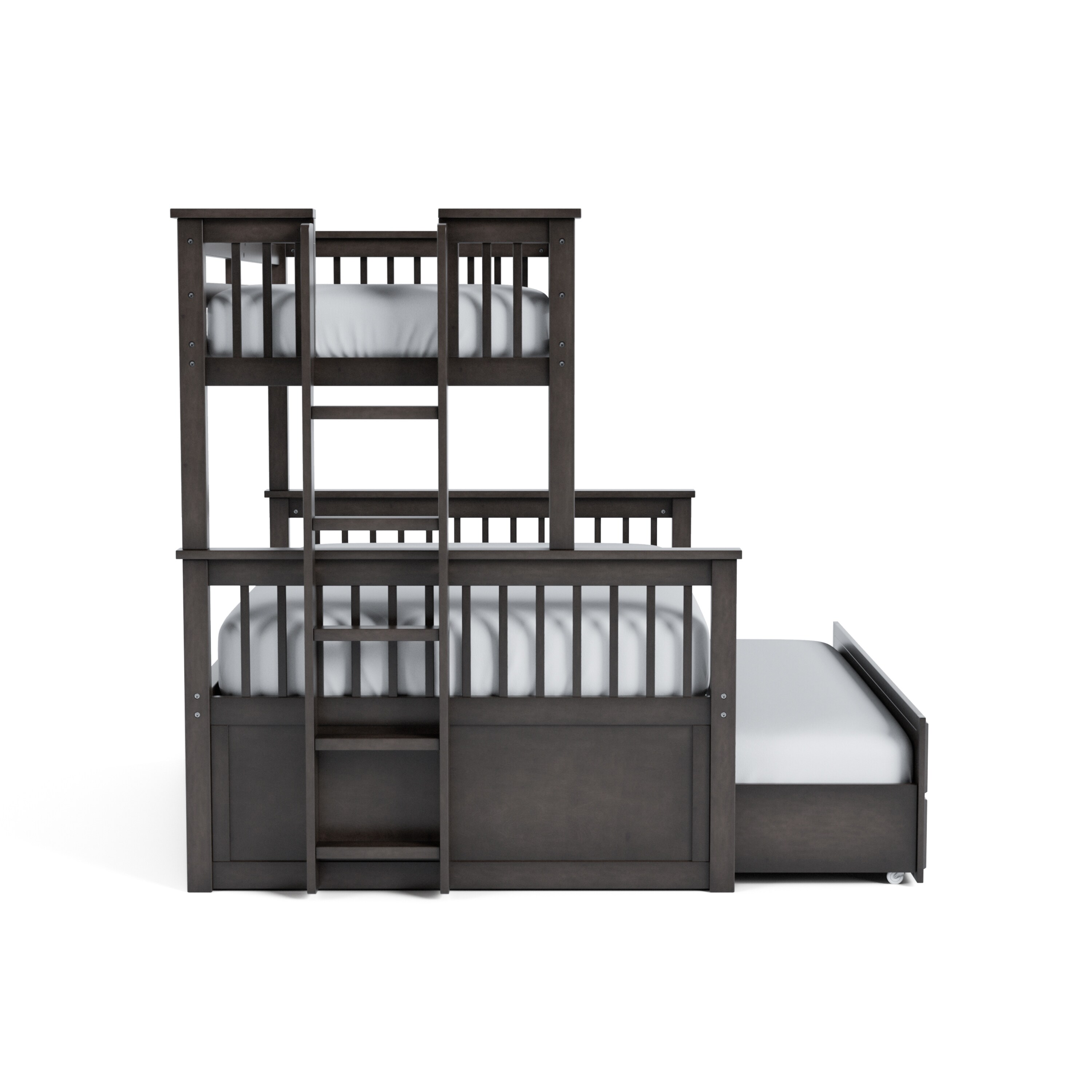 Furniture of america rodman twin xl over queen bunk bed with trundle by foa sales