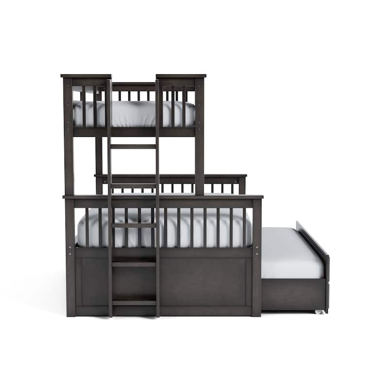 Rola Mission Solid Wood Detachable Bunk Bed by Furniture of America