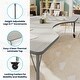 preview thumbnail 42 of 46, Mobile 48''W x 72''L Kidney Thermal Laminate Activity Table - Adj. Short Legs